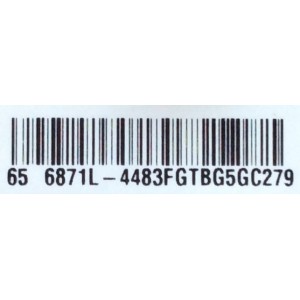 T-CON PARA TV SONY / NUMERO DE PARTE 1-897-038-11 / 6871L-4483F / 4483F / 6870C-0642B / PANEL YD6S650CNG04B / DISPLAY LC650EQL (SJ)(A3) / MODELO XBR-65X750D / XBR65X750D